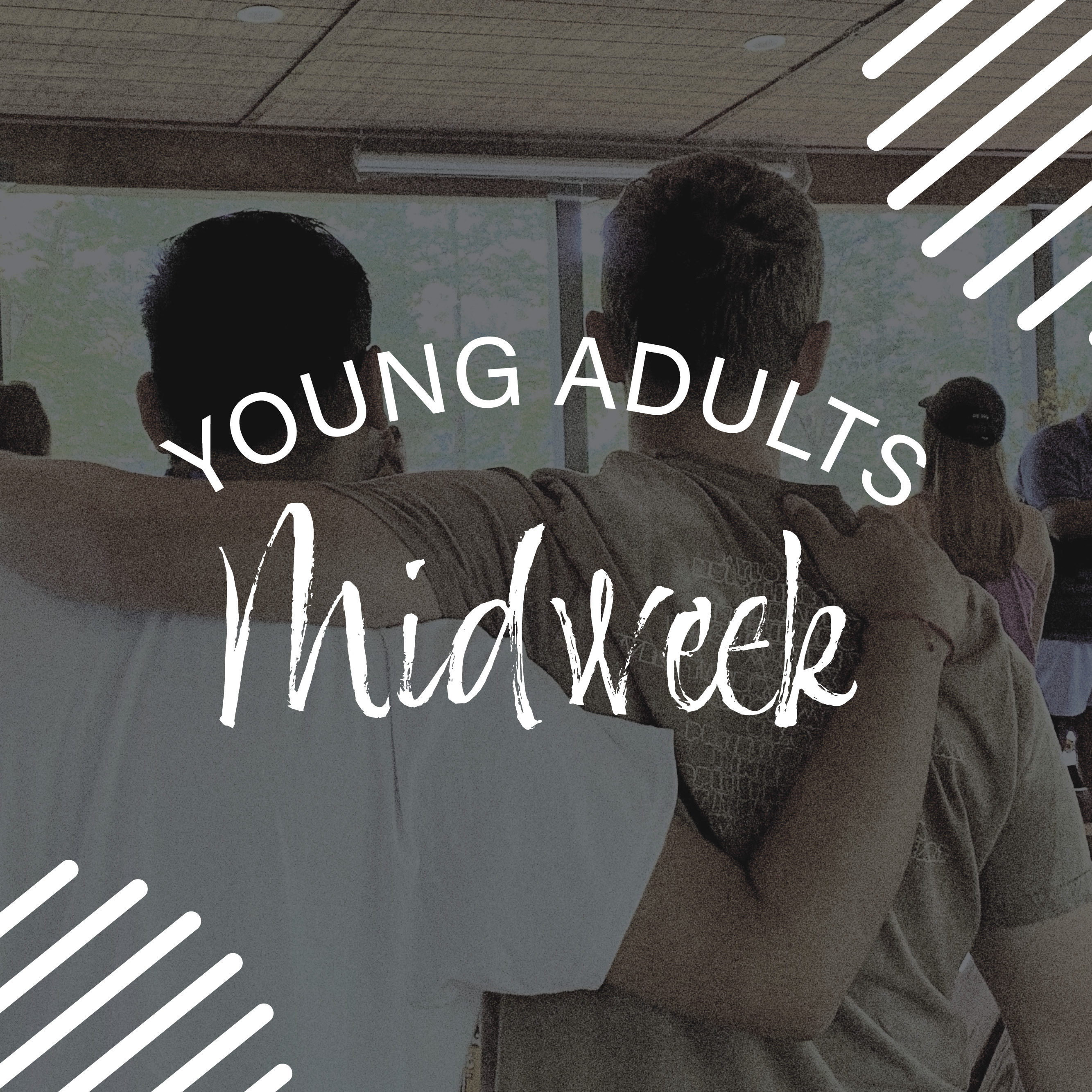 Young Adults Midweek Gathering
September 11 – December 4, 6:30 PM, Room 112
Enjoy a variety of fellowship opportunities with other young adults.
